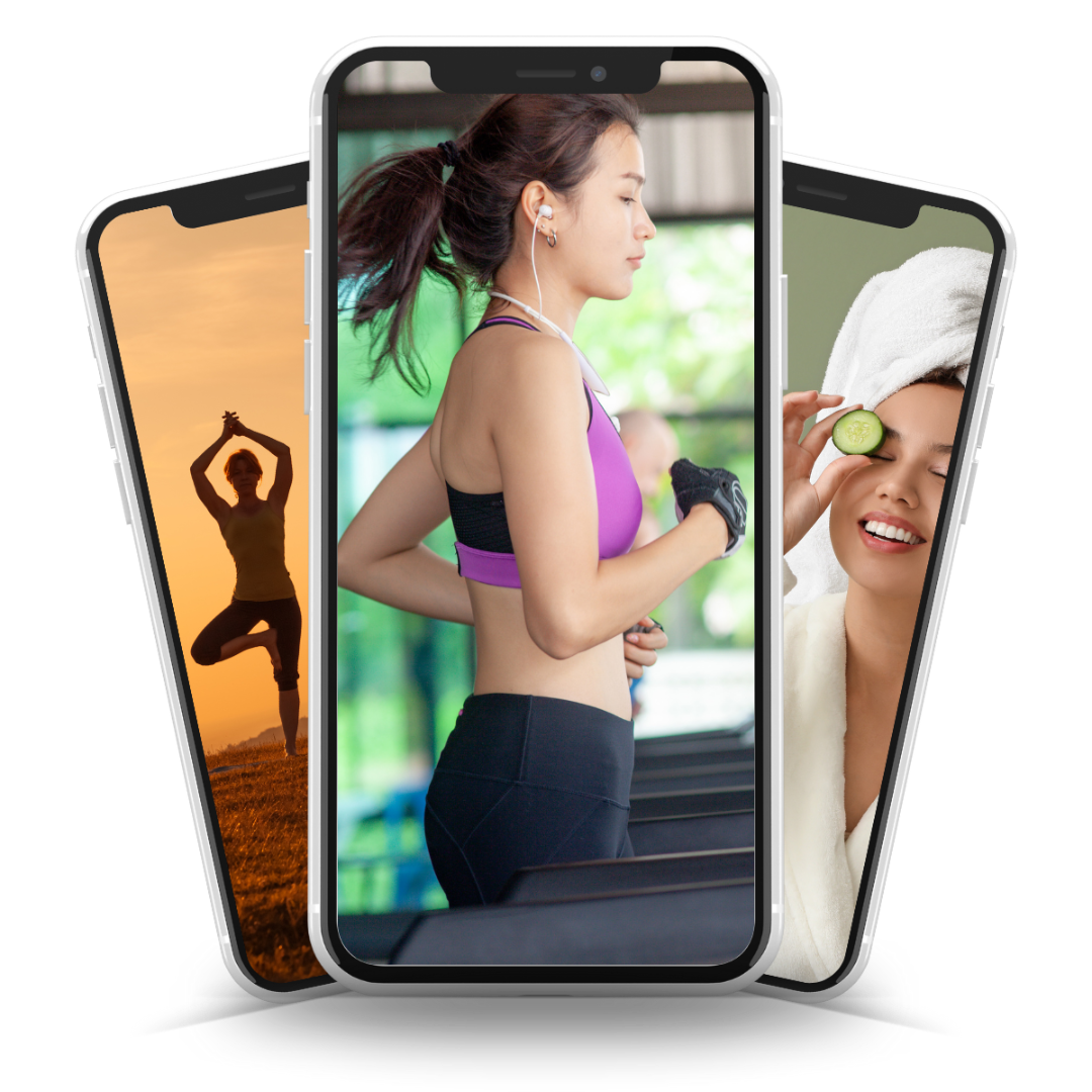 Health & wellness app concept
