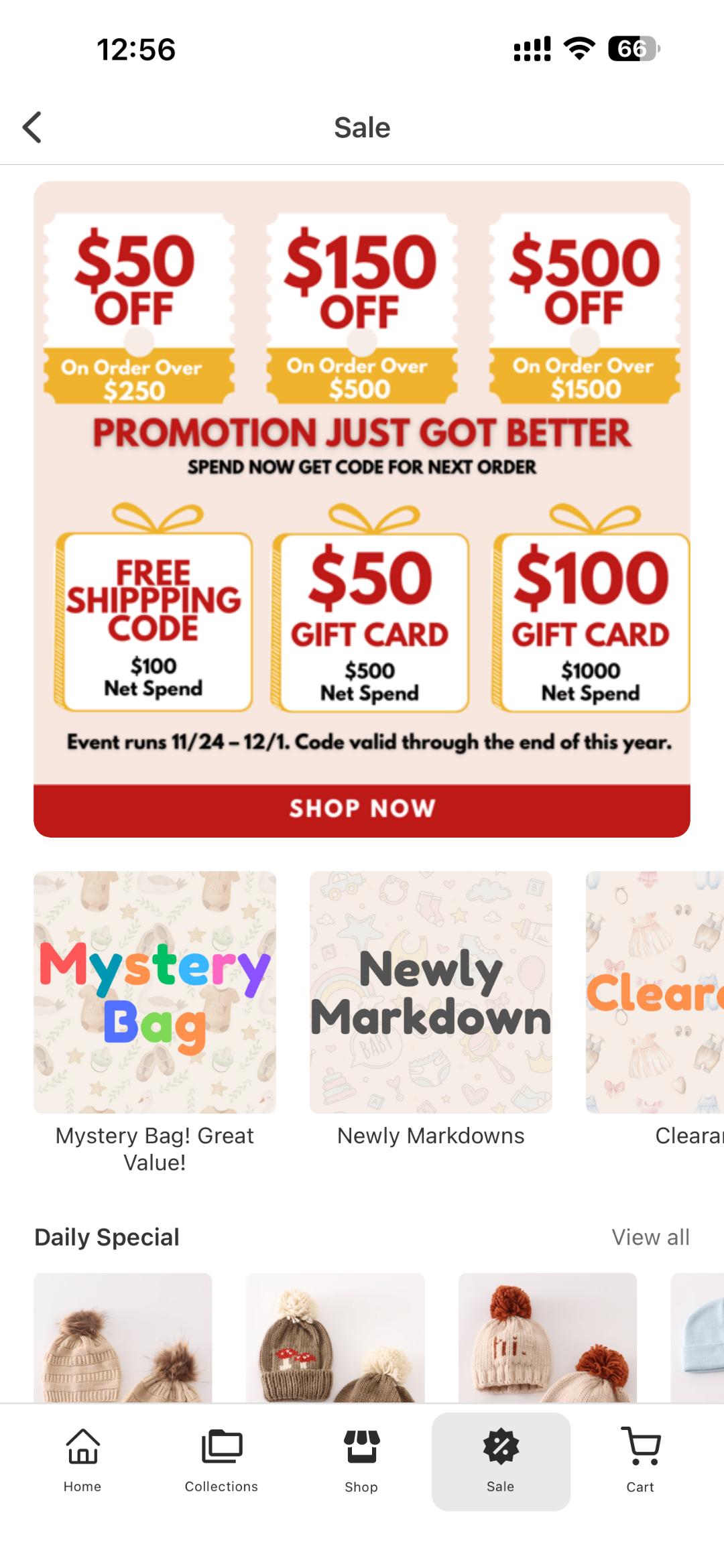 Honeydew USA app screen 5