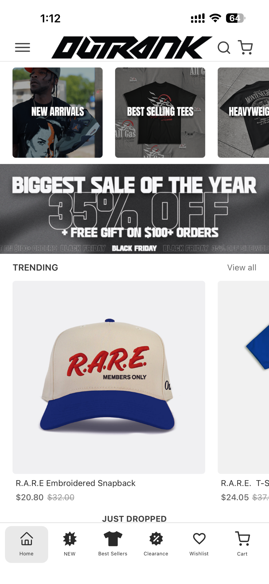 Outrank Brand app screenshot
