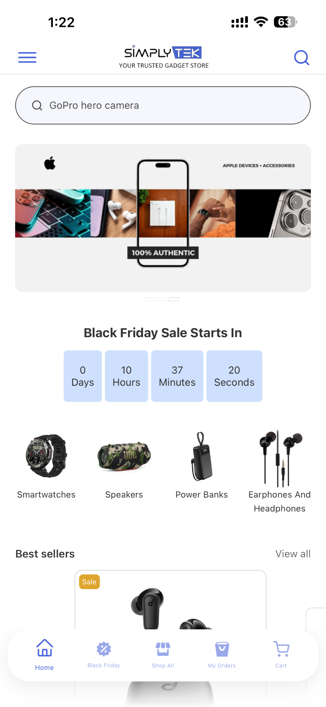 SimplyTek app screenshot