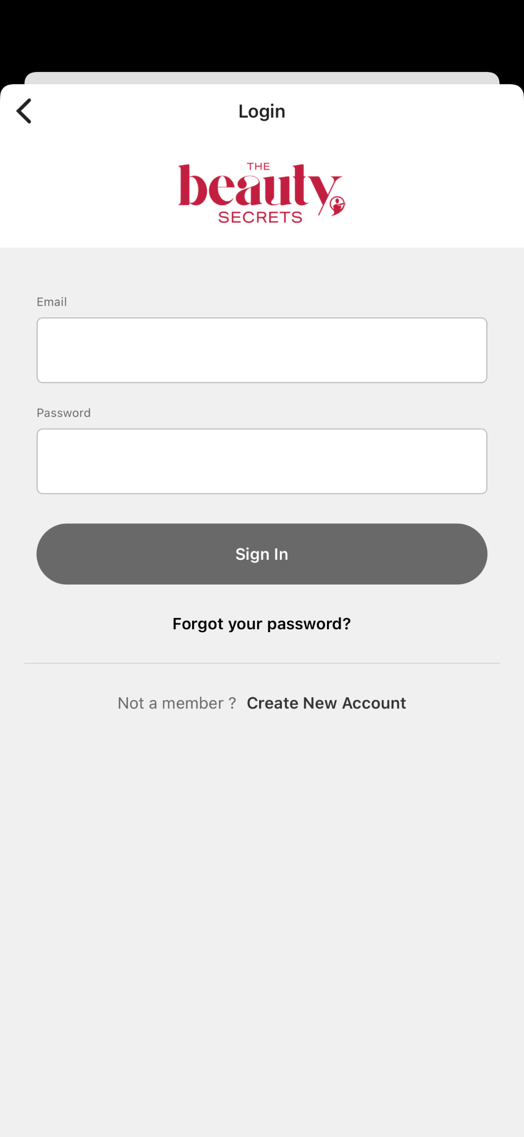 The Beauty Secrets app screen 5