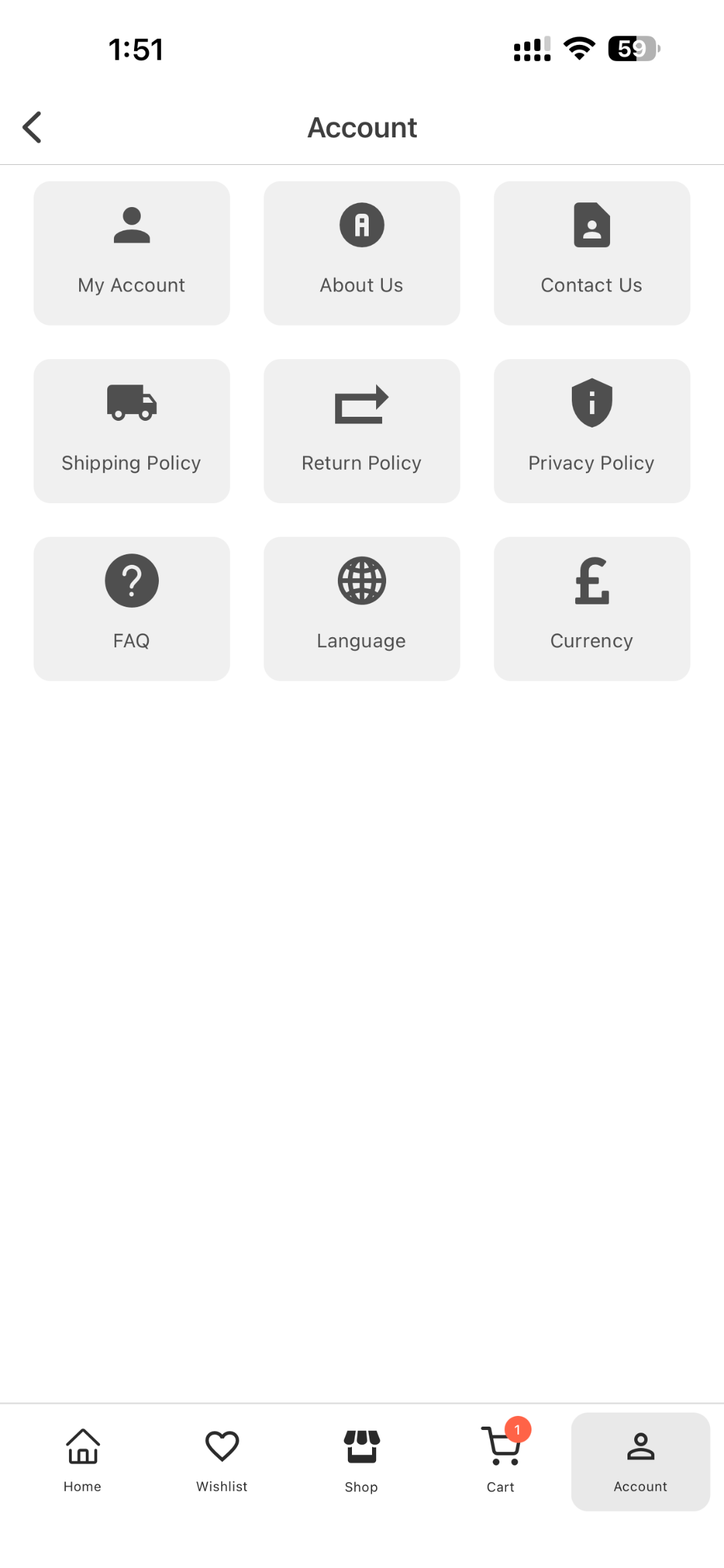 TruClothing app screen 6