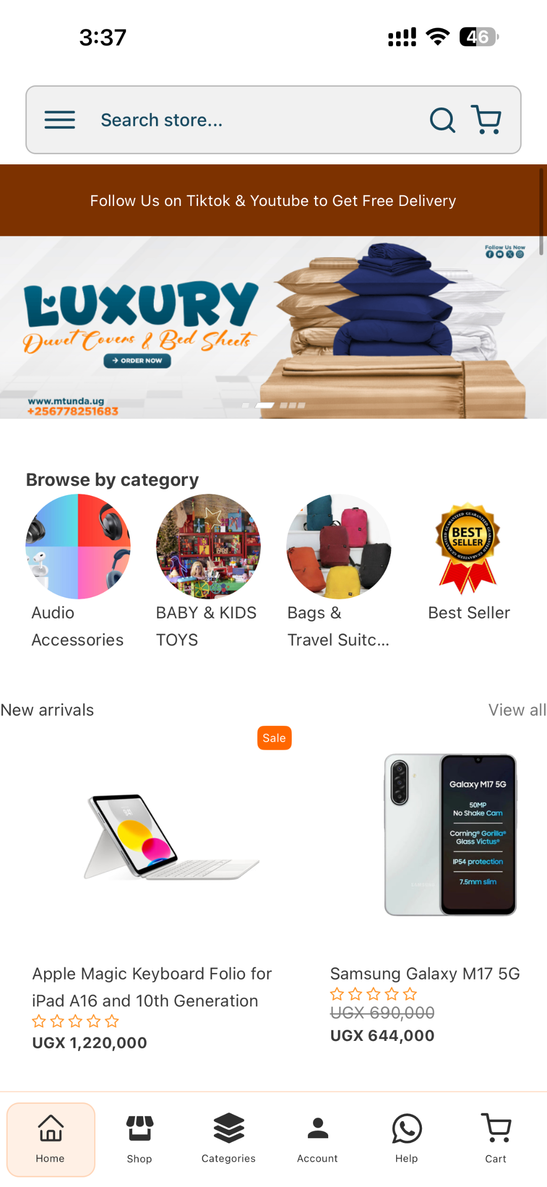Mtunda app screenshot