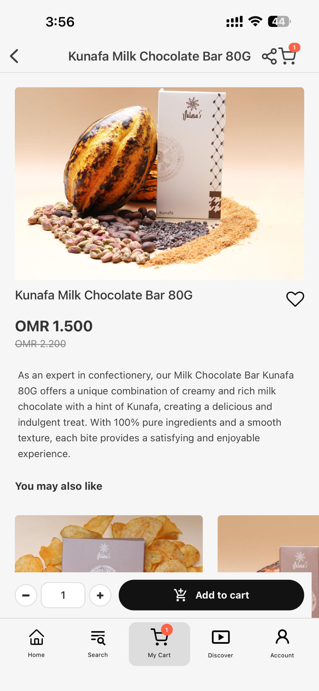 Salma’s Chocolates app screen 5