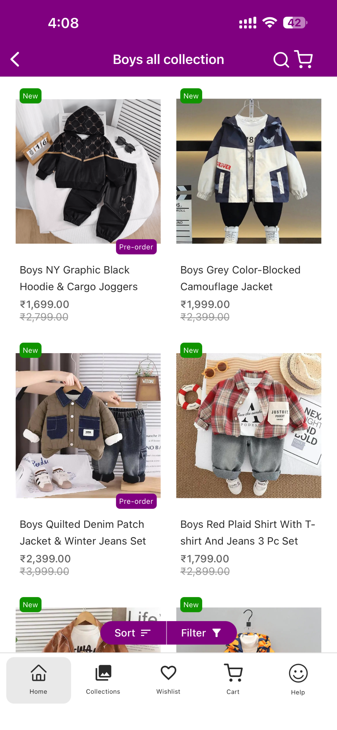 TrendyKid app screen 4