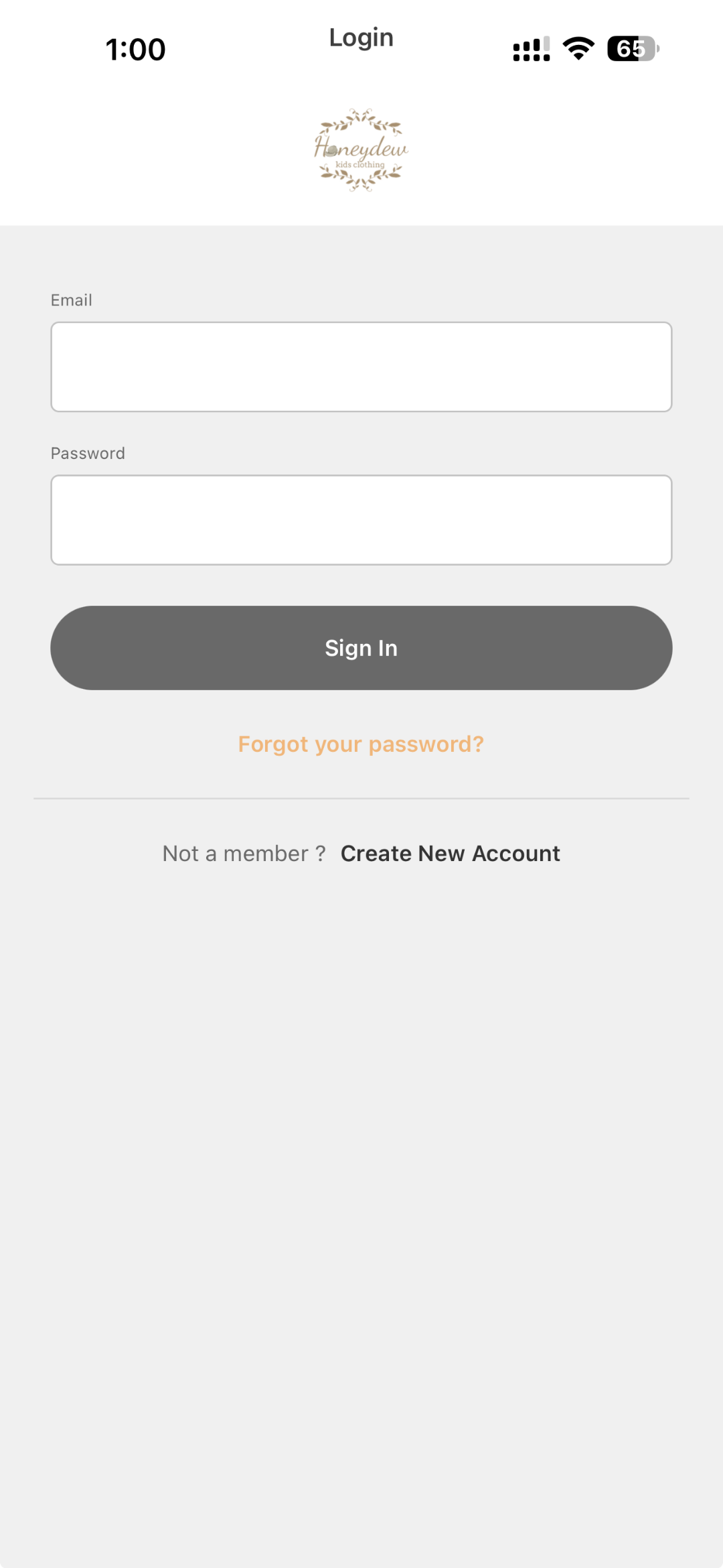 Honeydew USA app screen 7