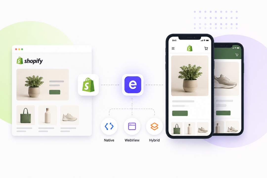 Shopify Mobile App Builders: Native, Webview, or Hybrid?
